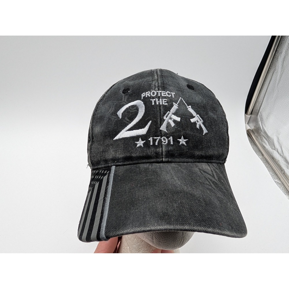 Kryptek Outdoor Cap Protect the 2nd 1791 Typhon Camo Hat Black Distressed